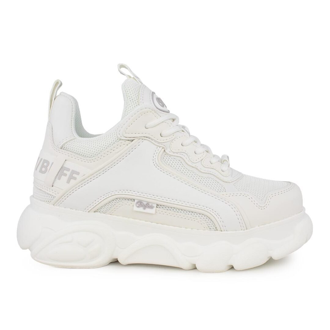 BUFFALO ΓΥΝΑΙΚΕΙΑ SNEAKERS CLD CHAI TRIPLE WHITE VEGAN NAPPA
