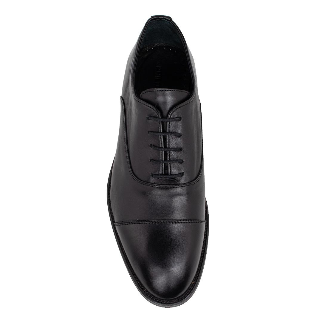 PHILIPPE LANG ΑΝΔΡΙΚΑ ΔΕΡΜΑΤΙΝΑ ΚΛΑΣΙΚΑ ΔΕΤΑ ΠΑΠΟΥΤΣΙΑ 6298 ΜΑΥΡΑ - Image 5