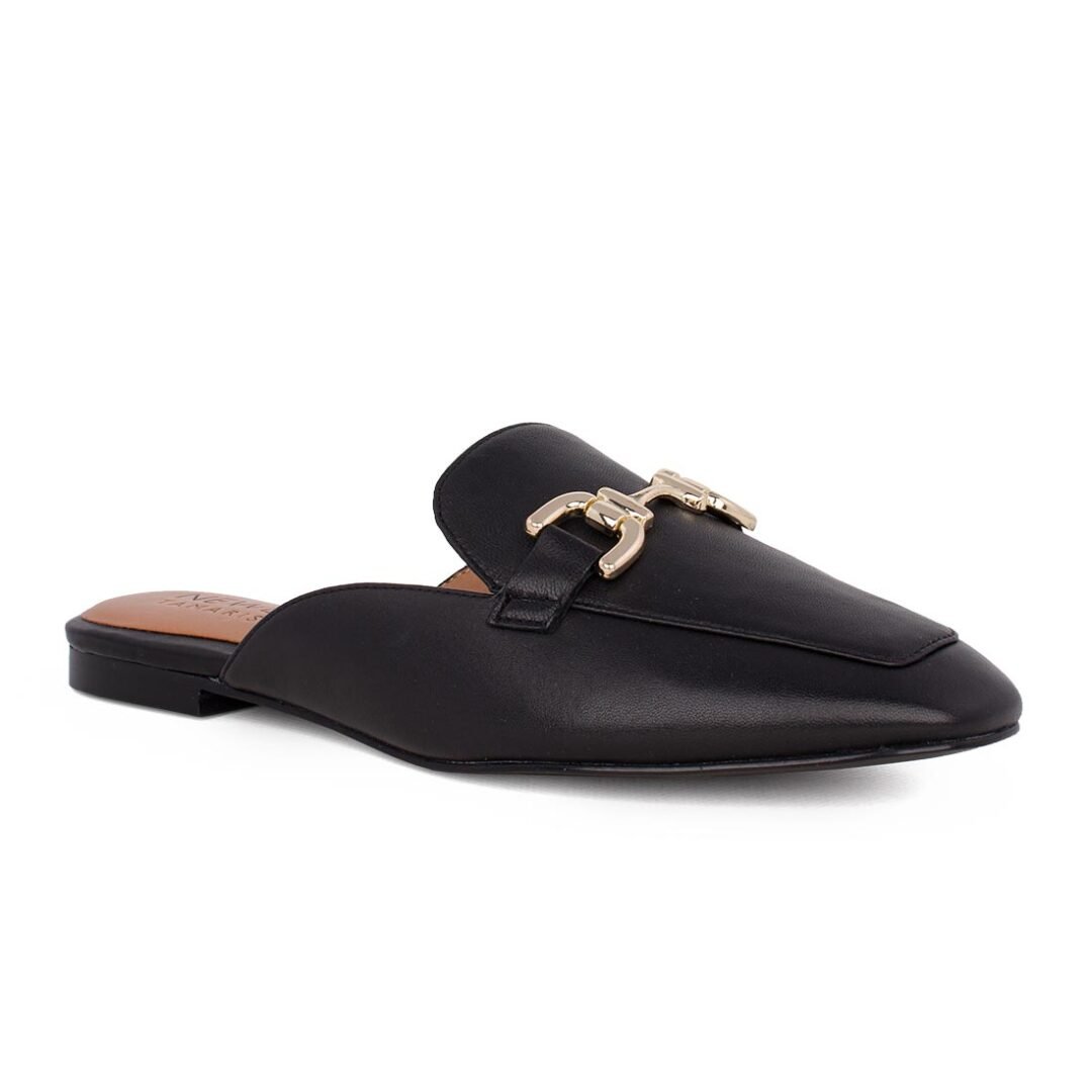 NEWD BY TAMARIS ΓΥΝΑΙΚΕΙΑ ΔΕΡΜΑΤΙΝΑ MULES 1-27301-42 001 BLACK - Image 2