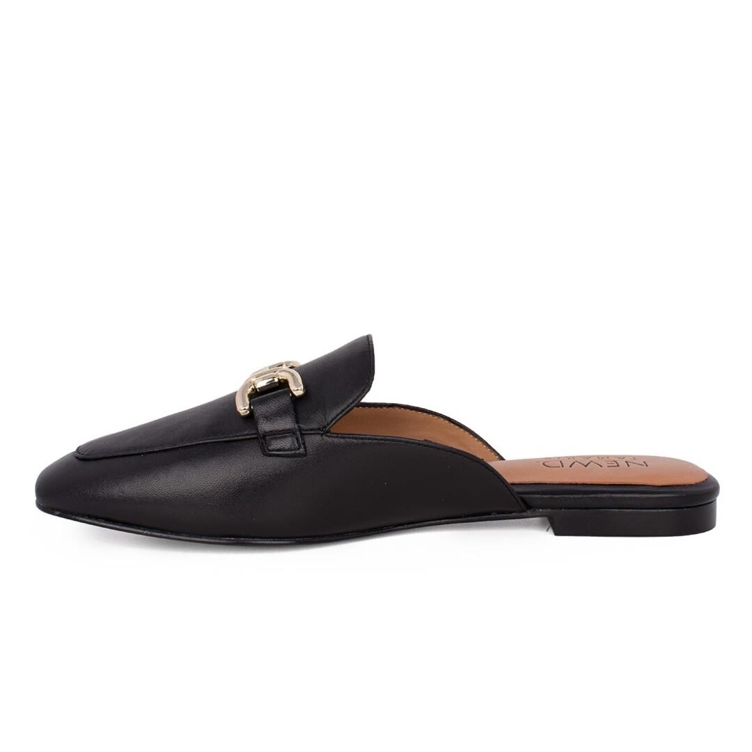 NEWD BY TAMARIS ΓΥΝΑΙΚΕΙΑ ΔΕΡΜΑΤΙΝΑ MULES 1-27301-42 001 BLACK - Image 3