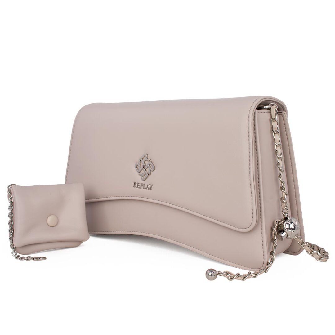 REPLAY ΓΥΝΑΙΚΕΙΑ CROSSBODY ΤΣΑΝΤΑ FW3583.000.A0015G 020 LIGHT BEIGE - Image 2