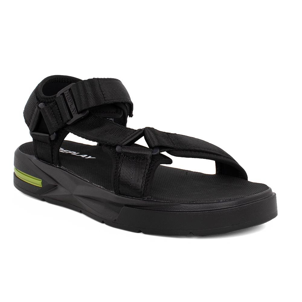 REPLAY ΑΝΔΡΙΚΑ ΣΑΝΔΑΛΙΑ SPACE WEB RF3D0002T ΜΑΥΡΑ - Image 2