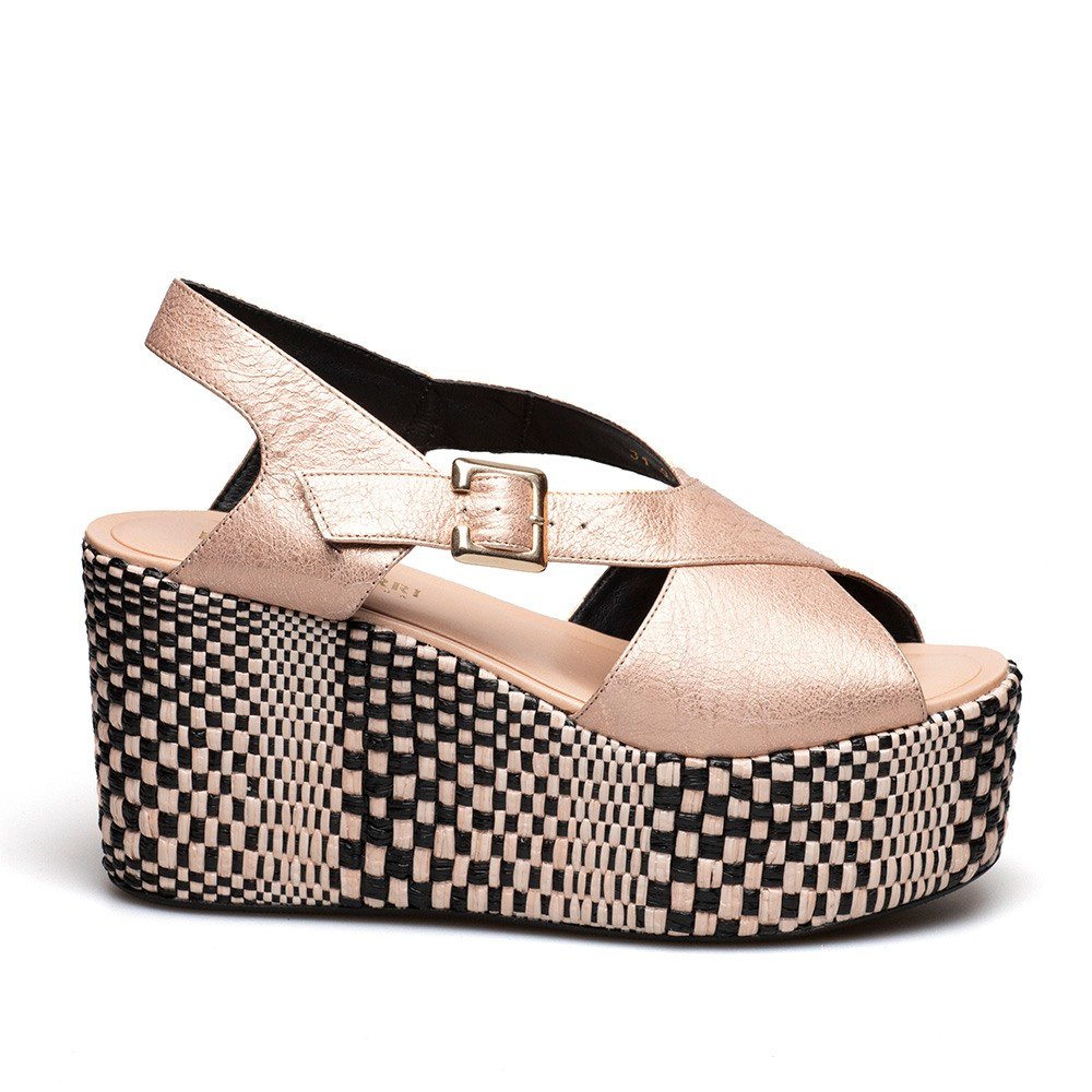 PAOLA FERRI ΓΥΝΑΙΚΕΙΕΣ ΔΕΡΜΑΤΙΝΕΣ ΠΛΑΤΦΟΡΜΕΣ D7422 ROSA