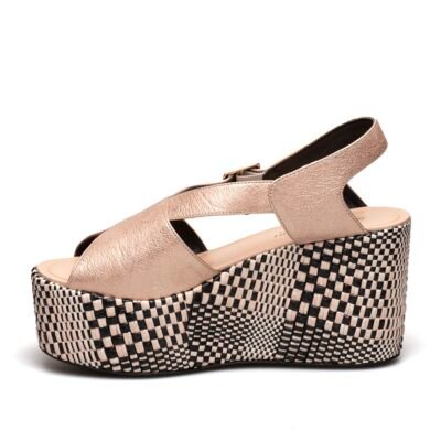 PAOLA FERRI ΓΥΝΑΙΚΕΙΕΣ ΔΕΡΜΑΤΙΝΕΣ ΠΛΑΤΦΟΡΜΕΣ D7422 ROSA - Image 3