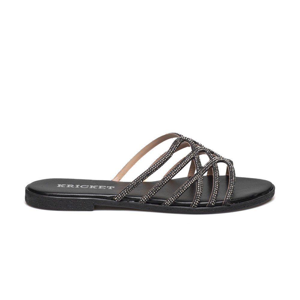 KRICKET ΓΥΝΑΙΚΕΙΕΣ ΔΕΡΜΑΤΙΝΕΣ ΠΑΝΤΟΦΛΕΣ ΜΕ ΣΤΡΑΣ 20299 ΜΑΥΡΕΣ