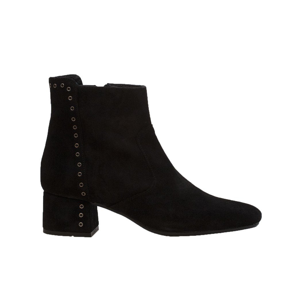 KANNA ΓΥΝΑΙΚΕΙΑ SUEDE ΜΠΟΤΑΚΙΑ K18751 ΜΑΥΡΑ