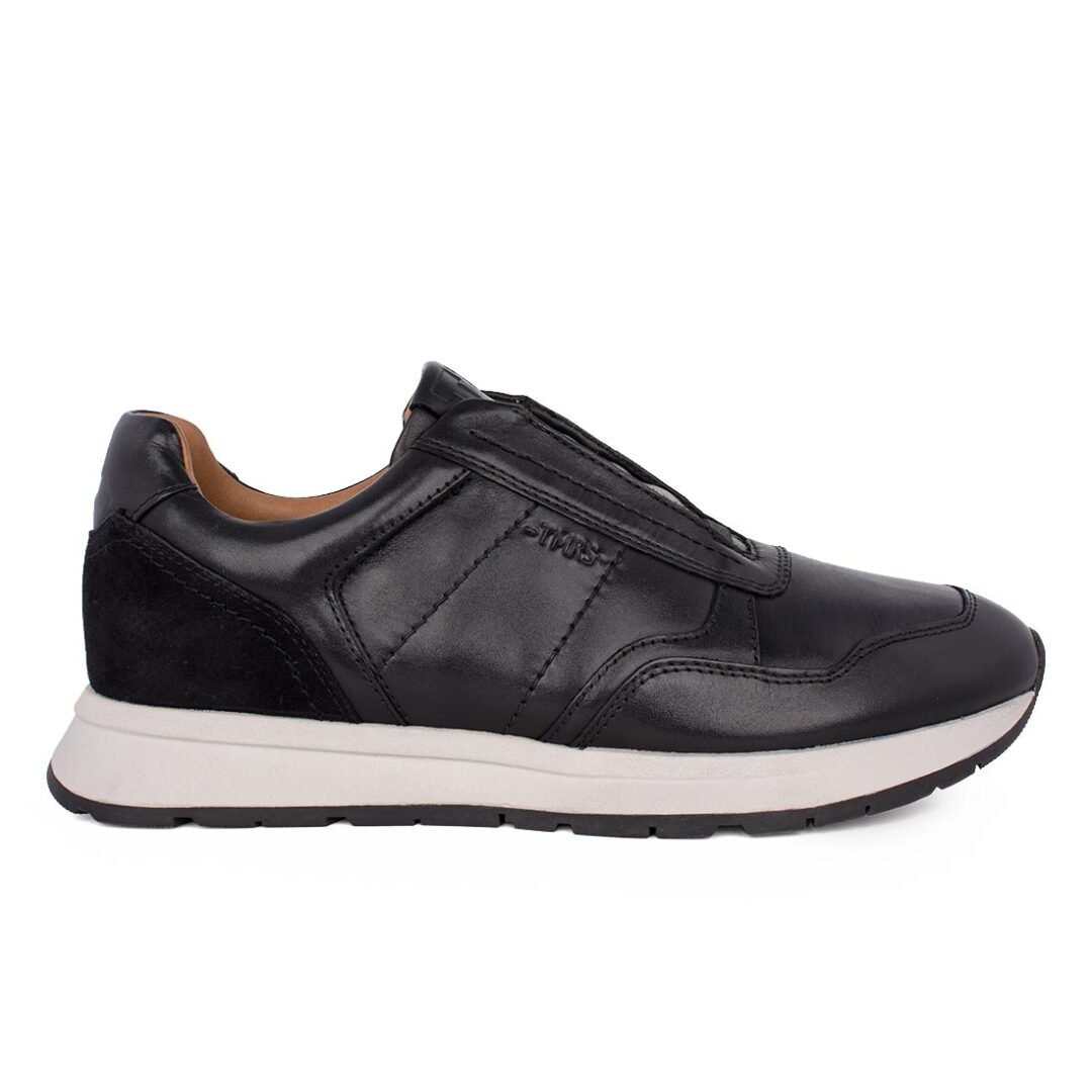 TAMARIS MEN ΑΝΔΡΙΚΑ ΔΕΡΜΑΤΙΝΑ SNEAKERS 1-14601-42 001 BLACK
