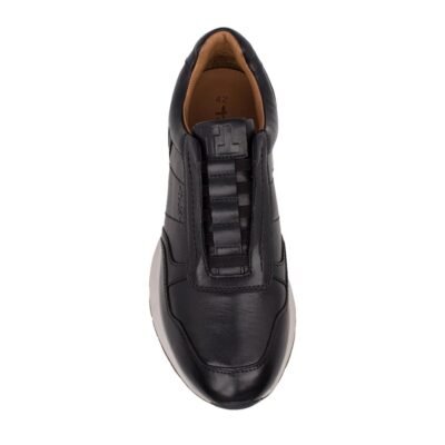 TAMARIS MEN ΑΝΔΡΙΚΑ ΔΕΡΜΑΤΙΝΑ SNEAKERS 1-14601-42 001 BLACK - Image 5