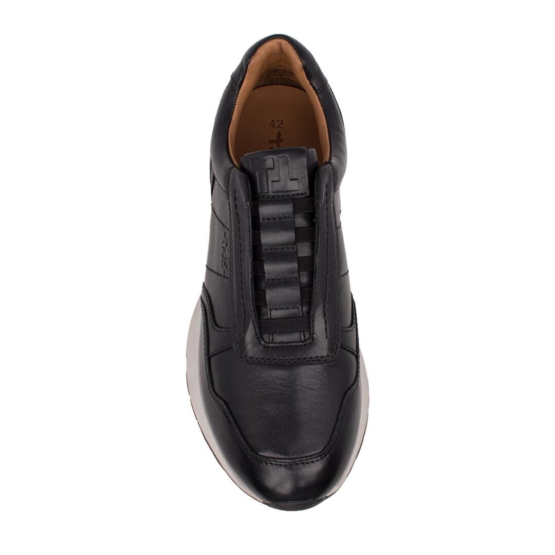 TAMARIS MEN ΑΝΔΡΙΚΑ ΔΕΡΜΑΤΙΝΑ SNEAKERS 1-14601-42 001 BLACK - Image 5