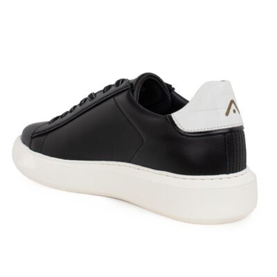 AMBITIOUS ΑΝΔΡΙΚΑ ΔΕΡΜΑΤΙΚΑ SNEAKERS ECLIPSE 11677D ΜΑΥΡΑ - Image 4