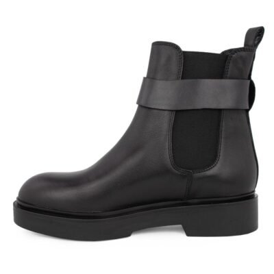 BOSS SHOES ΓΥΝΑΙΚΕΙΑ ΔΕΡΜΑΤΙΝΑ CHELSEA ΜΠΟΤΑΚΙΑ XW7264 BLACK - Image 3