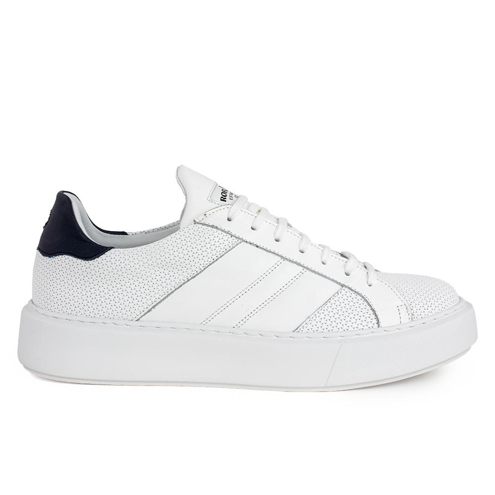ROBINSON ΑΝΔΡΙΚΑ ΔΕΡΜΑΤΙΝΑ XLight SNEAKERS 69102 ΛΕΥΚΑ