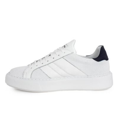 ROBINSON ΑΝΔΡΙΚΑ ΔΕΡΜΑΤΙΝΑ XLight SNEAKERS 69102 ΛΕΥΚΑ - Image 3