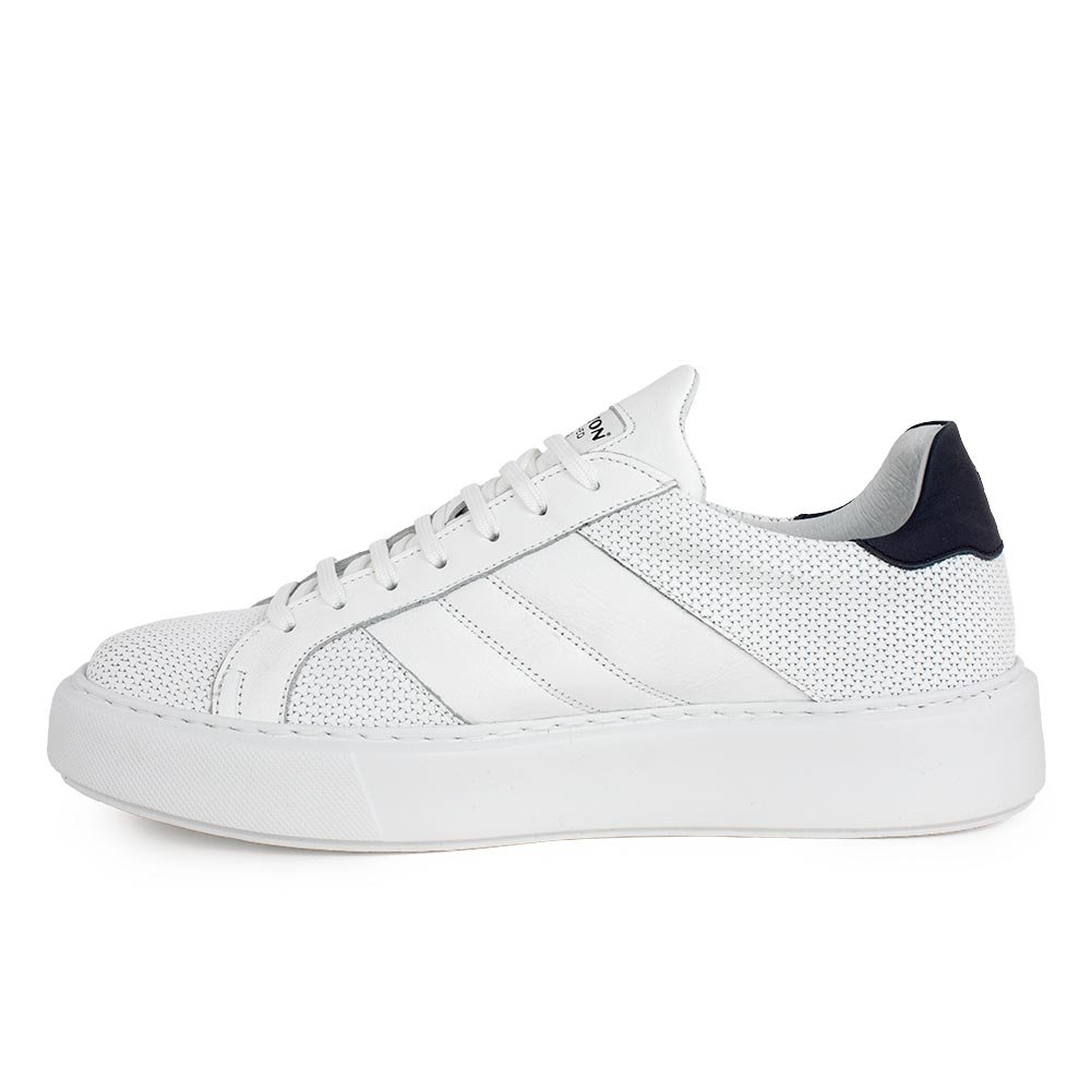 ROBINSON ΑΝΔΡΙΚΑ ΔΕΡΜΑΤΙΝΑ XLight SNEAKERS 69102 ΛΕΥΚΑ - Image 3