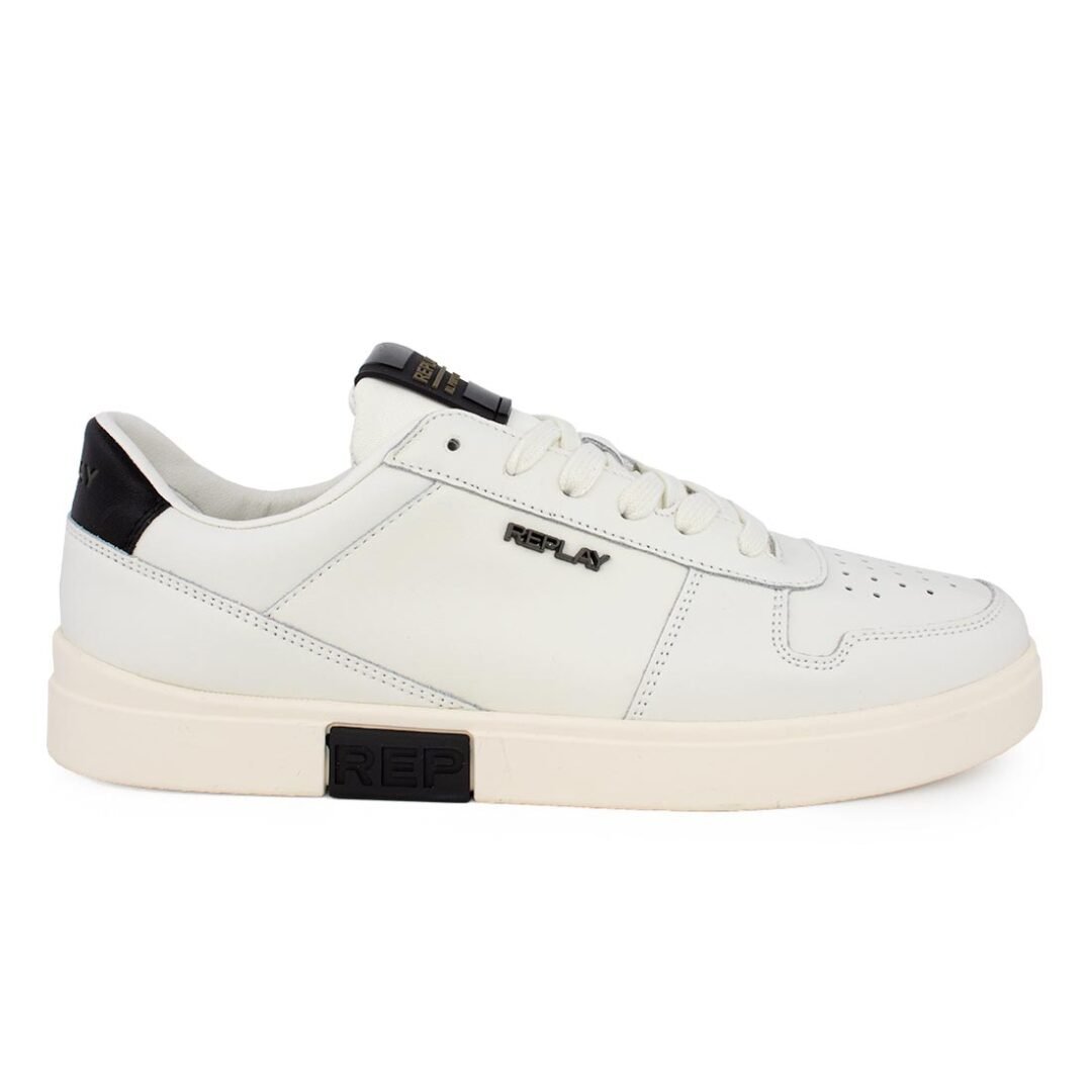 REPLAY ΑΝΔΡΙΚΑ SNEAKERS POLYS COURT 2 RZ3P0013L 3234 TOFU BLACK