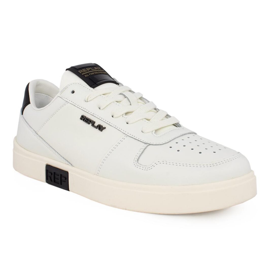 REPLAY ΑΝΔΡΙΚΑ SNEAKERS POLYS COURT 2 RZ3P0013L 3234 TOFU BLACK - Image 2