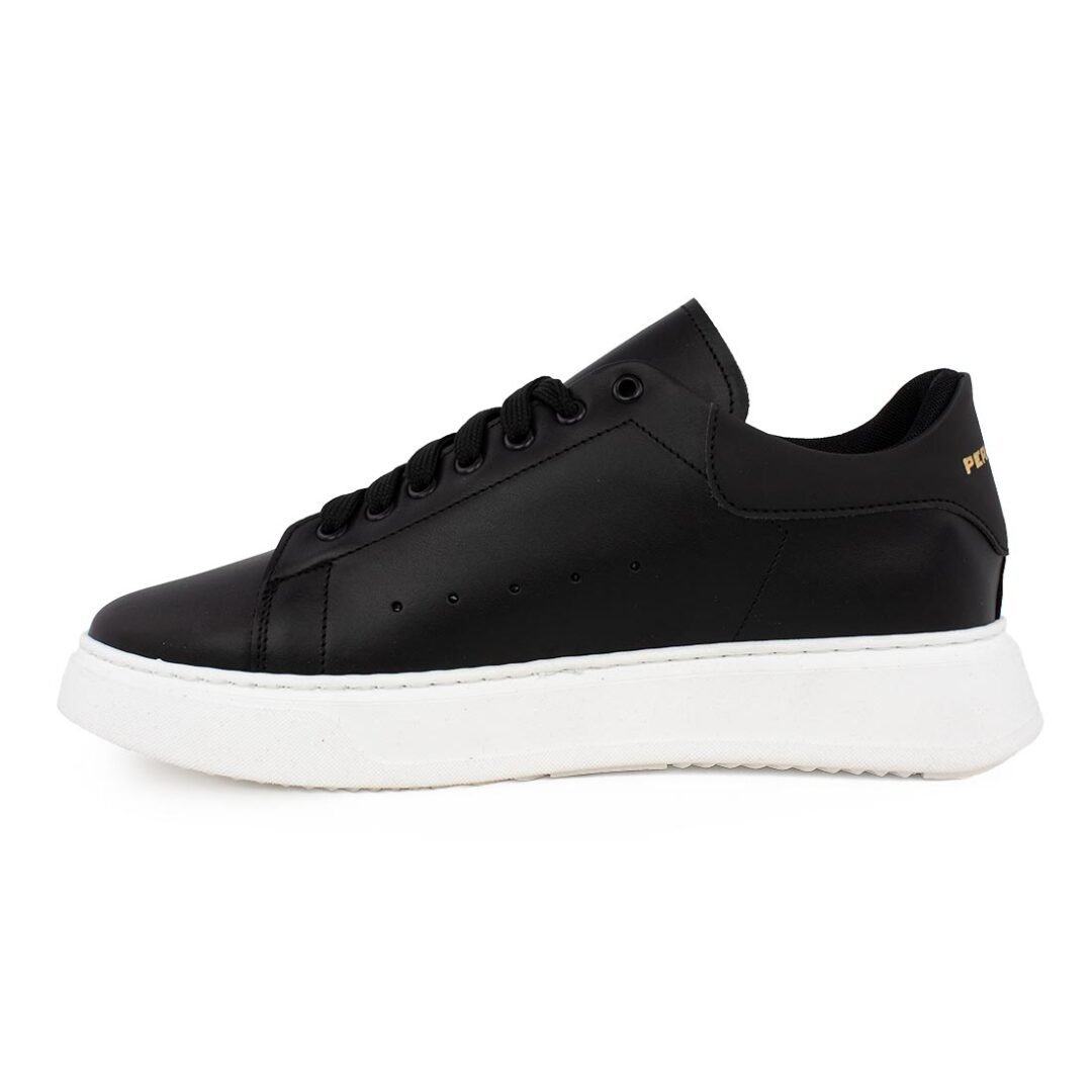 PERLAMODA ΑΝΔΡΙΚΑ ΔΕΡΜΑΤΙΝΑ SNEAKERS REY1IV BLACK - Image 3