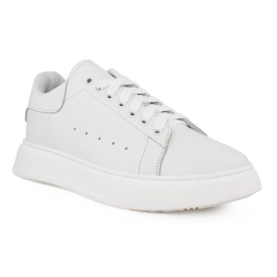PERLAMODA ΑΝΔΡΙΚΑ ΔΕΡΜΑΤΙΝΑ SNEAKERS REY1IV WHITE - Image 2