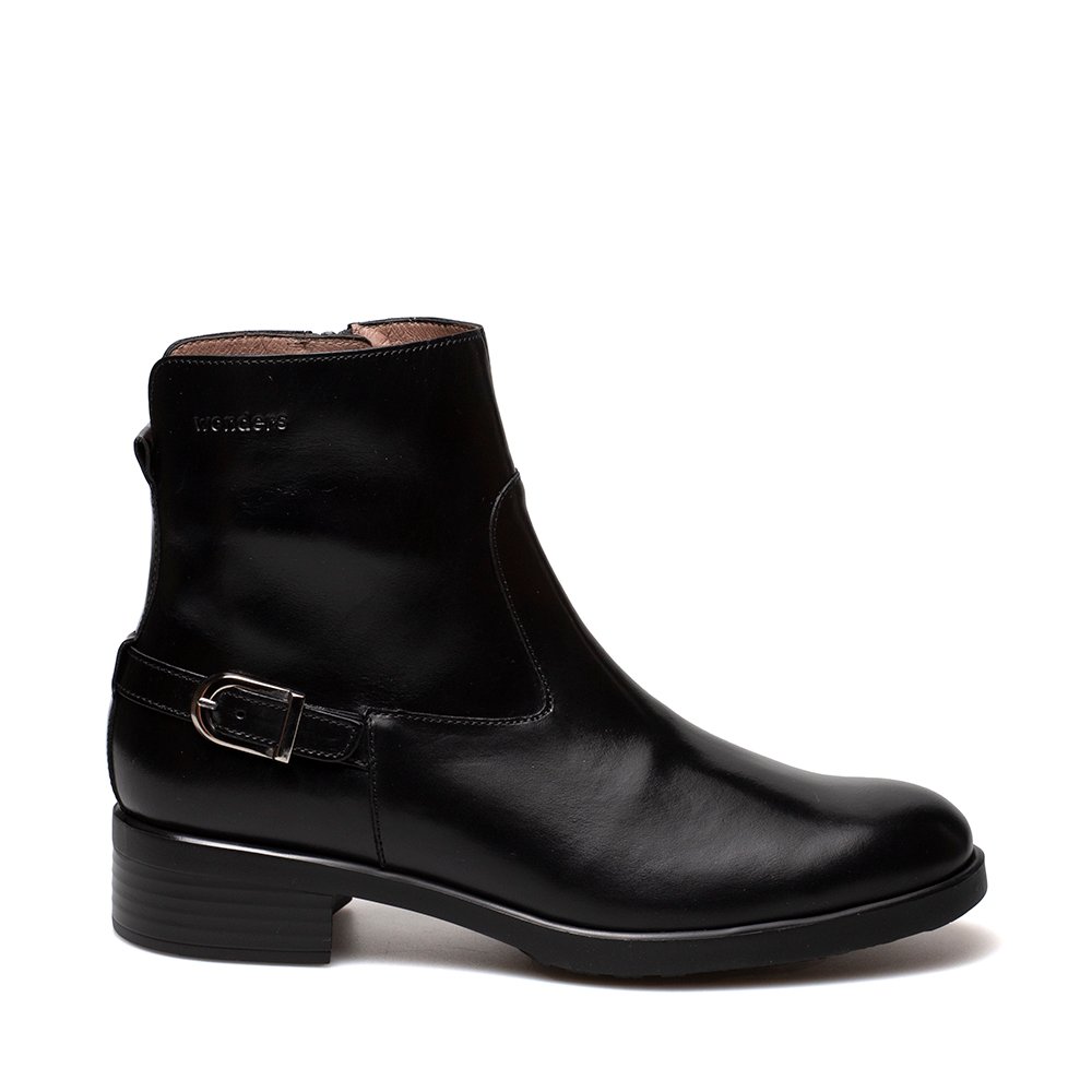 WONDERS ΓΥΝΑΙΚΕΙΑ COMFORT ΜΠΟΤΑΚΙΑ D-9301 ΜΑΥΡΑ