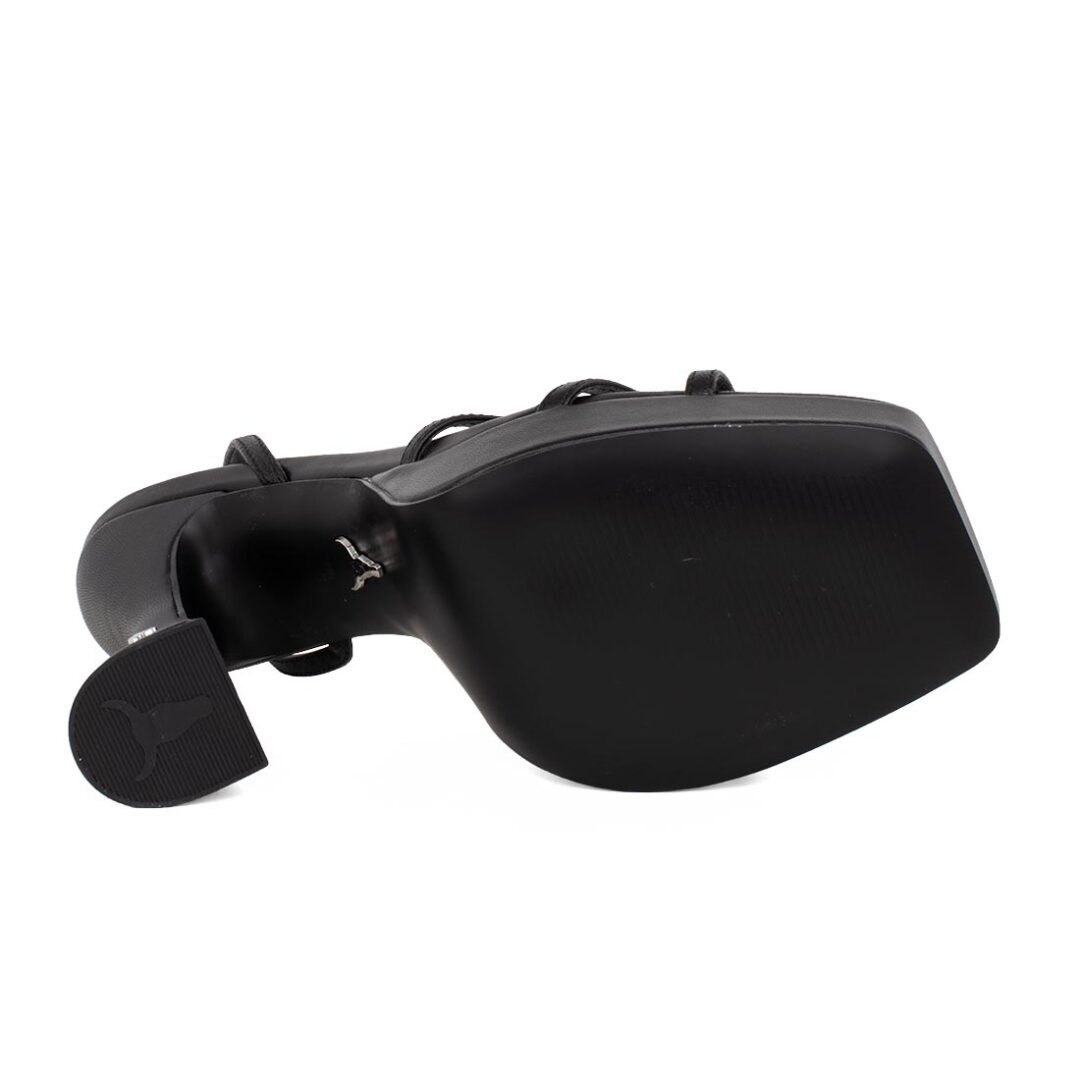 WINDSOR SMITH ΓΥΝΑΙΚΕΙΑ ΔΕΡΜΑΤΙΝΑ ΠΕΔΙΛΑ GODDESS BLACK - Image 5