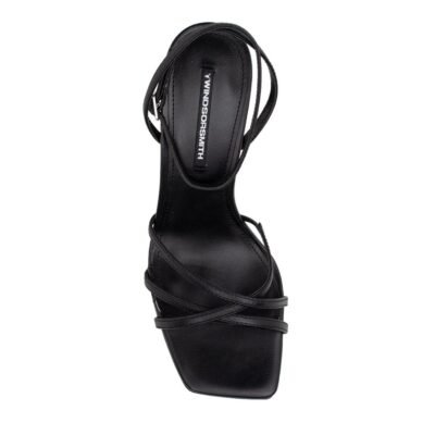 WINDSOR SMITH ΓΥΝΑΙΚΕΙΑ ΔΕΡΜΑΤΙΝΑ ΠΕΔΙΛΑ GODDESS BLACK - Image 6