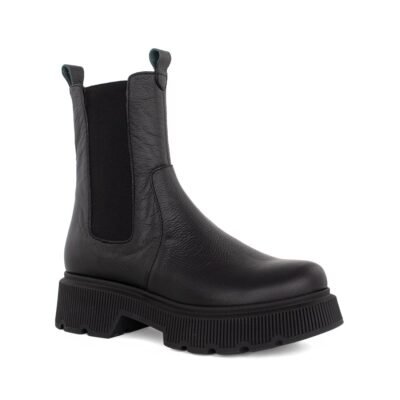 BeOn ΓΥΝΑΙΚΕΙΑ ΔΕΡΜΑΤΙΝΑ BIKER ΜΠΟΤΑΚΙΑ TAYLOR ΜΑΥΡΑ - Image 2