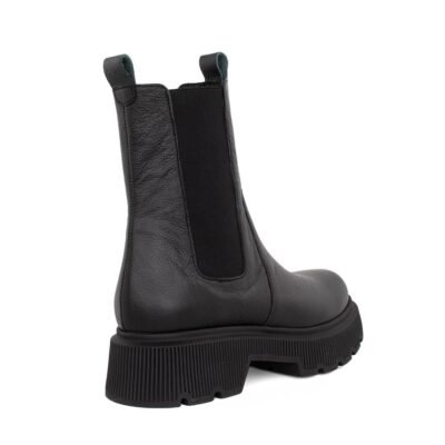 BeOn ΓΥΝΑΙΚΕΙΑ ΔΕΡΜΑΤΙΝΑ BIKER ΜΠΟΤΑΚΙΑ TAYLOR ΜΑΥΡΑ - Image 3