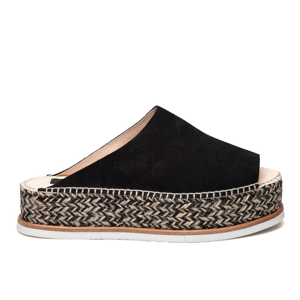 GAIMO ΓΥΝΑΙΚΕΙΕΣ SUEDE FLATFORM ΠΑΝΤΟΦΛΕΣ JERZY ΜΑΥΡΕΣ