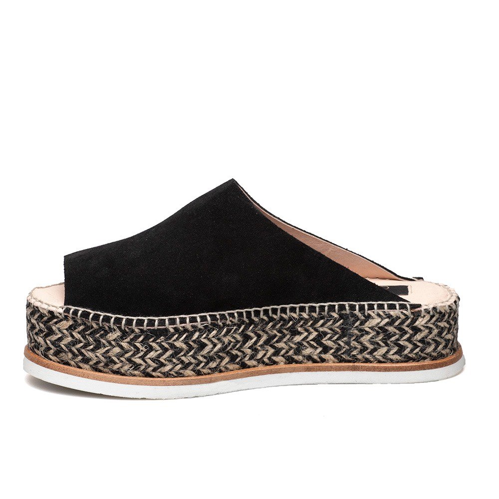 GAIMO ΓΥΝΑΙΚΕΙΕΣ SUEDE FLATFORM ΠΑΝΤΟΦΛΕΣ JERZY ΜΑΥΡΕΣ - Image 3