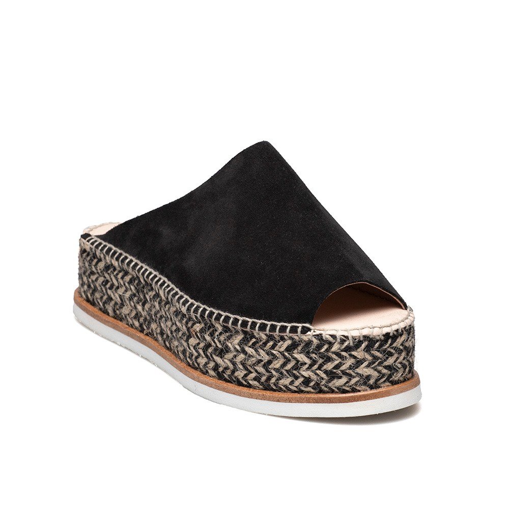 GAIMO ΓΥΝΑΙΚΕΙΕΣ SUEDE FLATFORM ΠΑΝΤΟΦΛΕΣ JERZY ΜΑΥΡΕΣ - Image 2