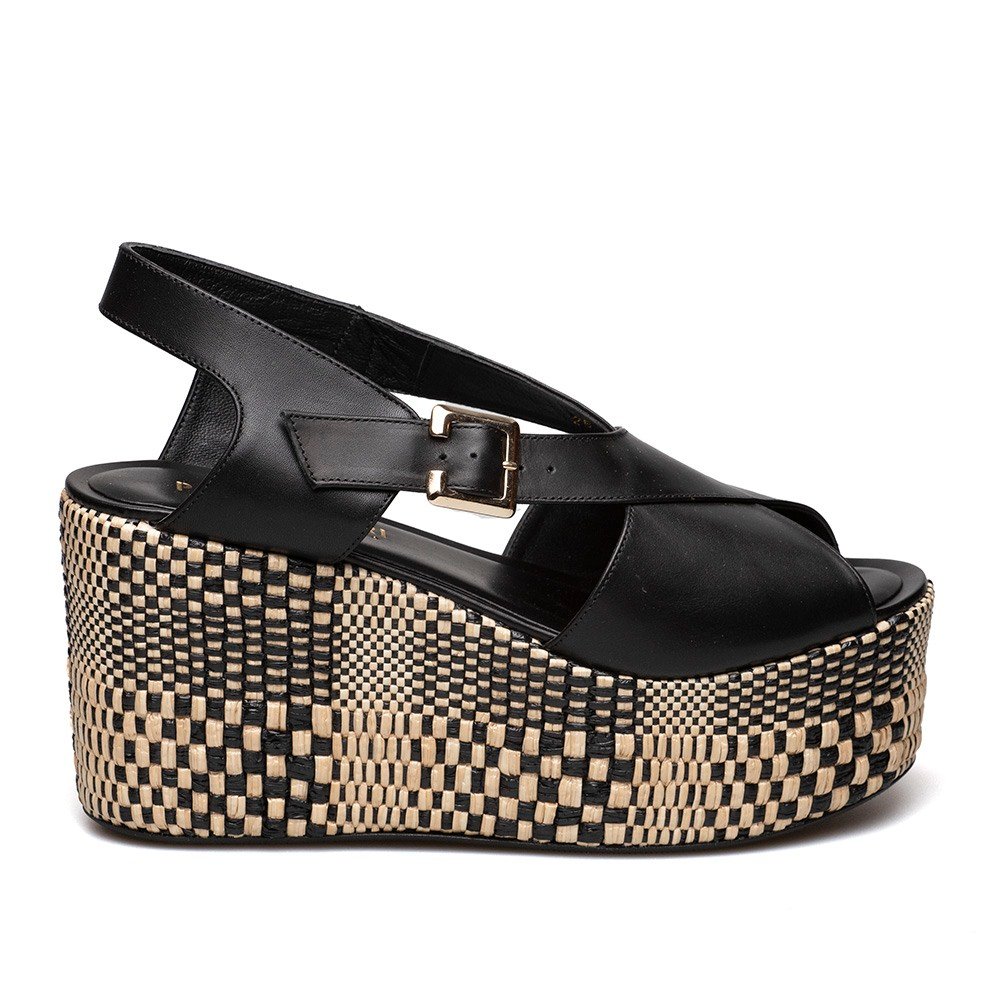 PAOLA FERRI ΓΥΝΑΙΚΕΙΕΣ ΔΕΡΜΑΤΙΝΕΣ ΠΛΑΤΦΟΡΜΕΣ D7422 ΜΑΥΡΕΣ