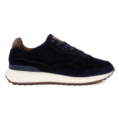 S.OLIVER ΑΝΔΡΙΚΑ ΔΕΡΜΑΤΙΝΑ SNEAKERS 5-13606-41 805 NAVY SUEDE
