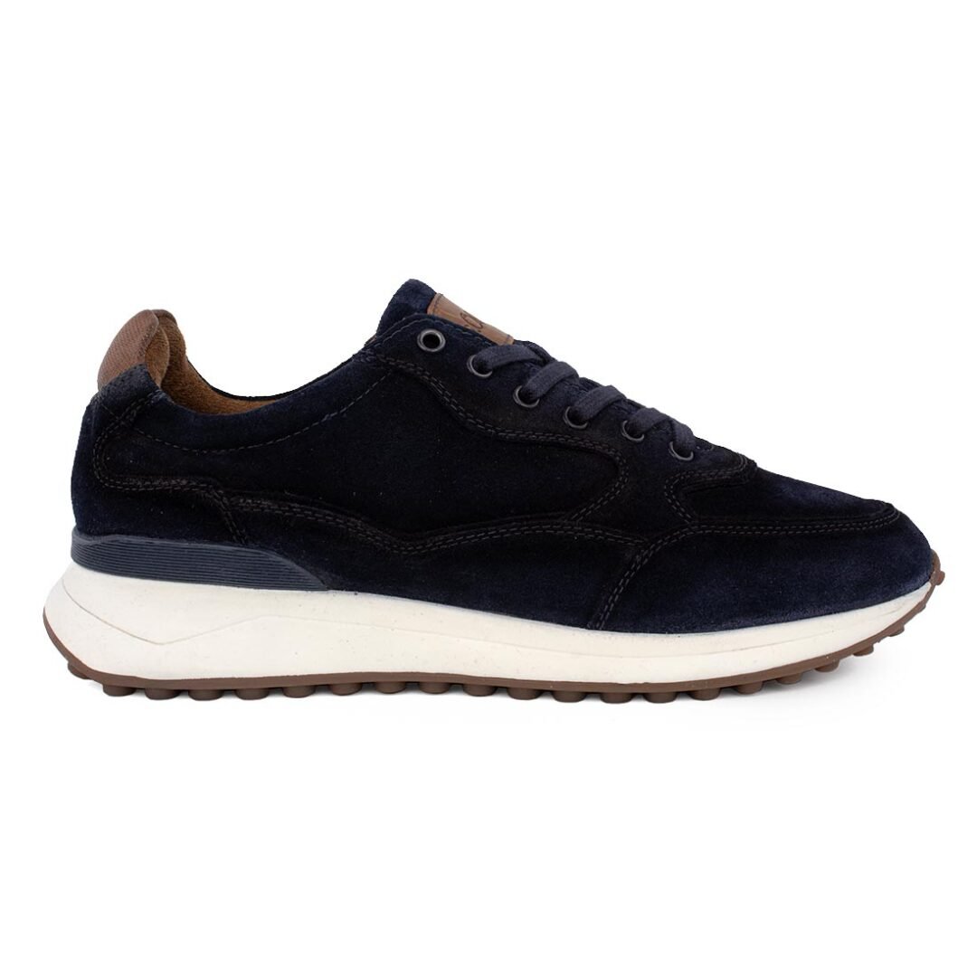 S.OLIVER ΑΝΔΡΙΚΑ ΔΕΡΜΑΤΙΝΑ SNEAKERS 5-13606-41 805 NAVY SUEDE