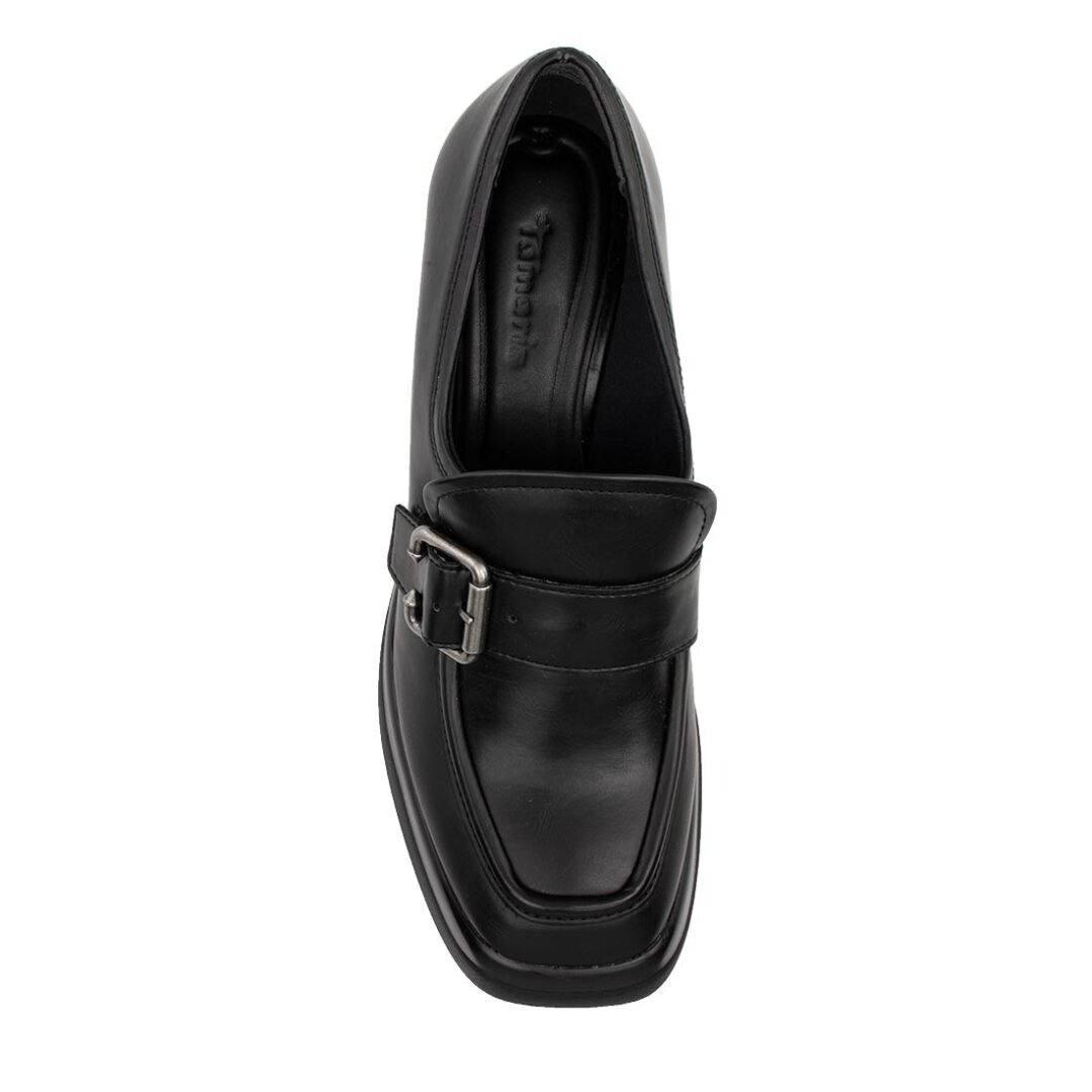TAMARIS ΓΥΝΑΙΚΕΙΑ LOAFERS ΜΕ ΤΑΚΟΥΝΙ 1-24433-41 001 BLACK - Image 5