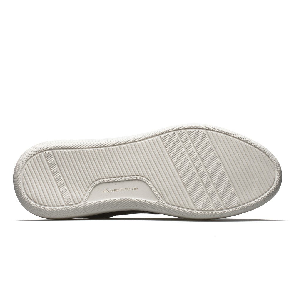 AMBITIOUS ΑΝΔΡΙΚΑ ΔΕΡΜΑΤΙΝΑ SNEAKERS 10610-1381 ΜΠΕΖ/ΑΣΠΡΟ/ΚΟΚΚΙΝΟ - Image 4