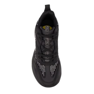 BUFFALO ΓΥΝΑΙΚΕΙΑ SNEAKERS TRIPLET GLAM BLACK/SILVER VEGAN NUBUCK/NAPPA - Image 6