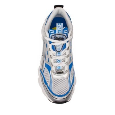 BUFFALO ΓΥΝΑΙΚΕΙΑ SNEAKERS CLD RUN JOG SILVER/WHITE/BLUE VEGAN NAPPA - Image 5