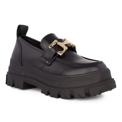 BUFFALO ΓΥΝΑΙΚΕΙΑ LOAFERS ASPHA LOAFER CHAIN N BLACK VEGAN NAPPA - Image 2