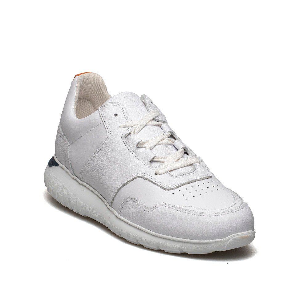 PERLAMODA ΑΝΔΡΙΚΑ ΔΕΡΜΑΤΙΝΑ SNEAKERS 6486N ΛΕΥΚΑ - Image 2