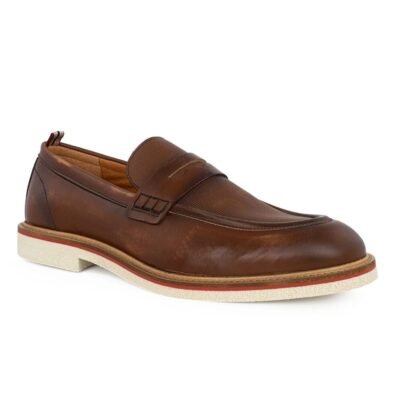 AMBITIOUS ΑΝΔΡΙΚΑ ΔΕΡΜΑΤΙΝΑ LOAFERS 11871A-6327AM CAMEL - Image 2