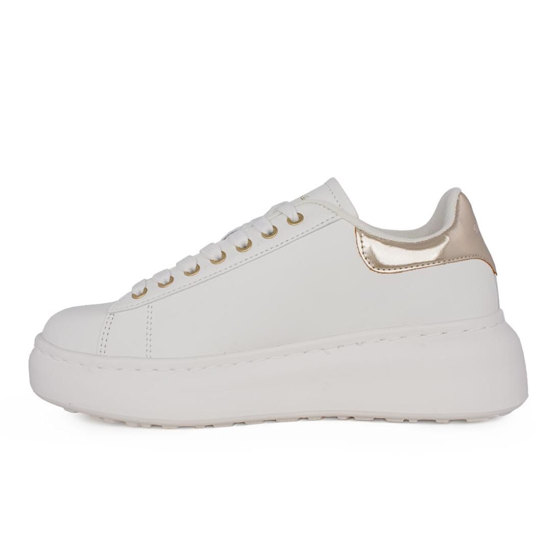 US POLO ΓΥΝΑΙΚΕΙΑ SNEAKERS BRITNY001 WHITE/GOLD - Image 3