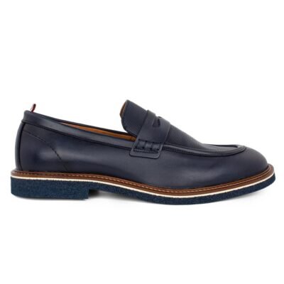 AMBITIOUS ΑΝΔΡΙΚΑ ΔΕΡΜΑΤΙΝΑ LOAFERS 11871A-6176AM NAVY