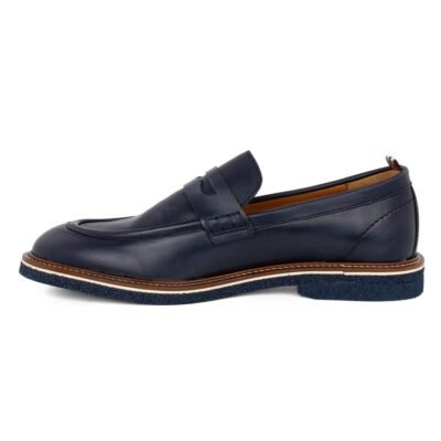 AMBITIOUS ΑΝΔΡΙΚΑ ΔΕΡΜΑΤΙΝΑ LOAFERS 11871A-6176AM NAVY - Image 3