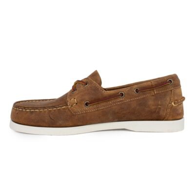 SEBAGO ΑΝΔΡΙΚΑ BOAT SHOES DOCKSIDES PORTLAND CRAZY BROWN TAN - Image 3
