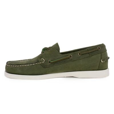 SEBAGO ΑΝΔΡΙΚΑ BOAT SHOES DOCKSIDES PORTLAND CRAZY GREEN MILITARY - Image 3
