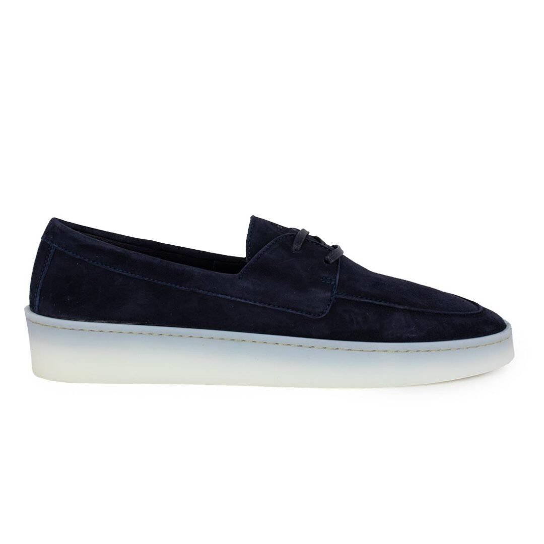 FRAU ΑΝΔΡΙΚΑ ΔΕΡΜΑΤΙΝΑ LOAFERS 30D7 13943 BLUE NUBUCK