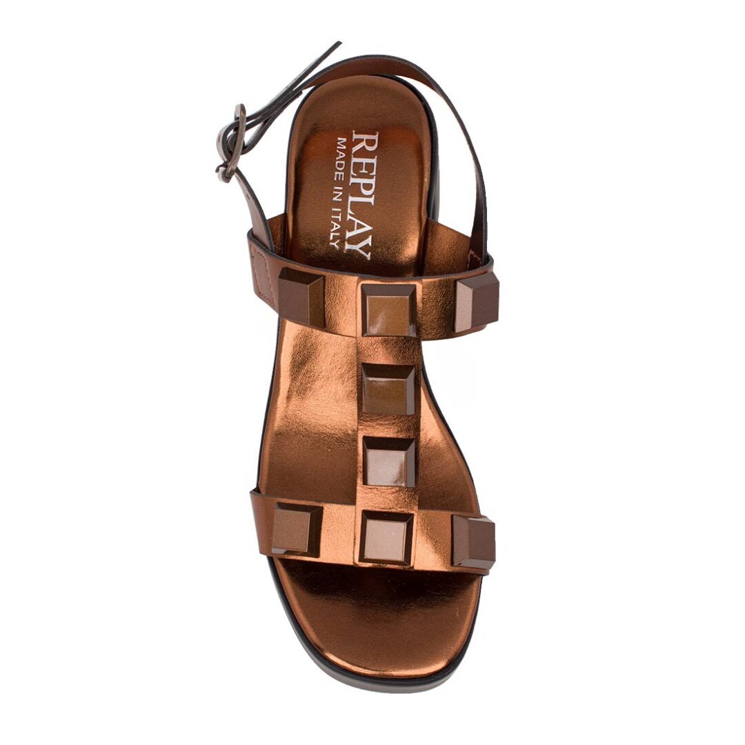 REPLAY ΓΥΝΑΙΚΕΙΑ ΠΕΔΙΛΑ SABA METAL RP5O0006S 0496 COPPER - Image 5