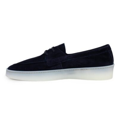 FRAU ΑΝΔΡΙΚΑ ΔΕΡΜΑΤΙΝΑ LOAFERS 30D7 13943 BLUE NUBUCK - Image 3
