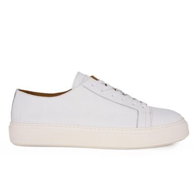 PERLAMODA ΑΝΔΡΙΚΑ ΔΕΡΜΑΤΙΝΑ SNEAKERS 7171875 GUTTI WHITE