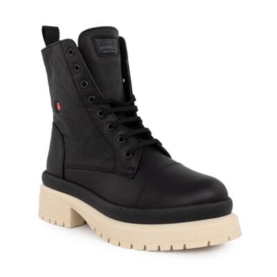 ROBINSON SHOES ΓΥΝΑΙΚΕΙΑ ΔΕΡΜΑΤΙΝΑ ΑΡΒΥΛΑΚΙΑ 113055 ΜΑΥΡΑ - Image 2